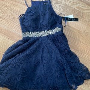 Brand new dress with tags still on. Tight at the top and flowy bottom.